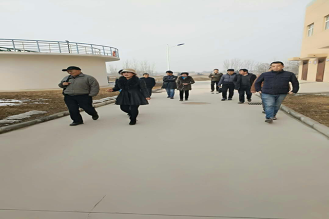 环保部“水十条”查核水传染防治督察组到水环境公司大荔县经开区污水厂查抄工作