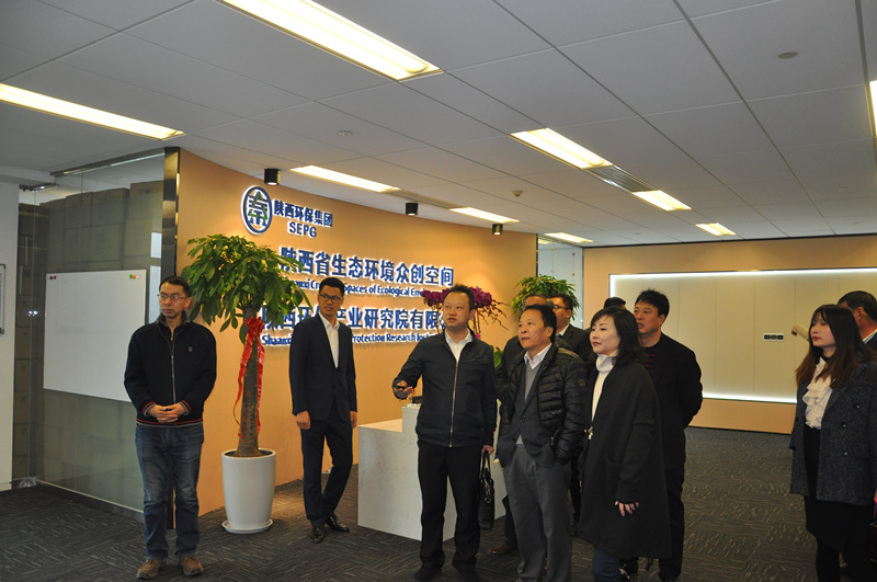 顾峰拜会西安国际港务区管委会辅导并赴省生态环境多创空间调研