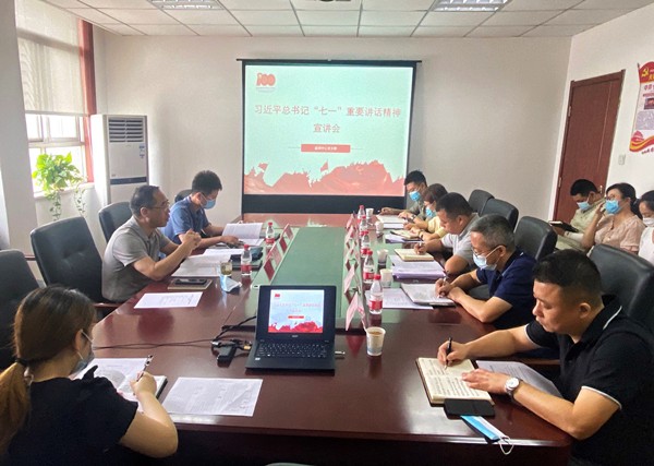 lewin乐玩官网集团班子成员赴下属各单元宣讲习近平总书记“七一”沉要讲话心灵