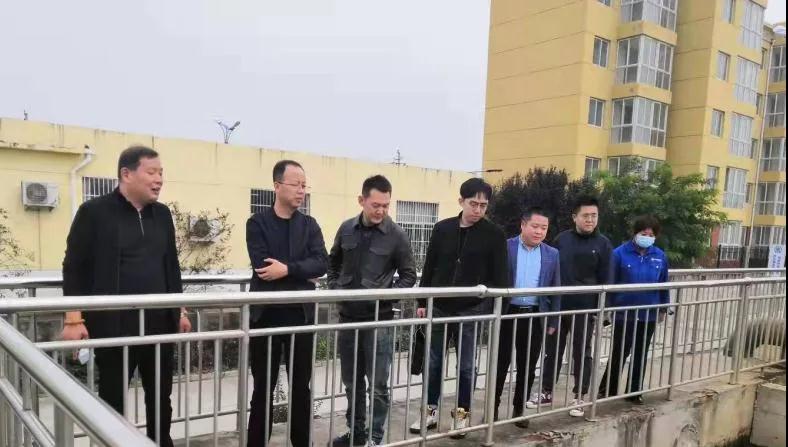 集团公司安全环保部到水环境公司大荔污水处置厂查抄安全出产工作