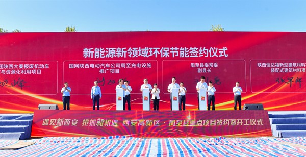 lewin乐玩官网集团与周至县人民当局签定报废机动车回收拆解与资源化利用项目投资意向书