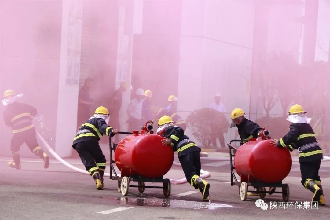 规范有序 科学高效｜lewin乐玩官网集团结合蒲城县人民当局、渭南经开区管委会进行2023年应急演练
