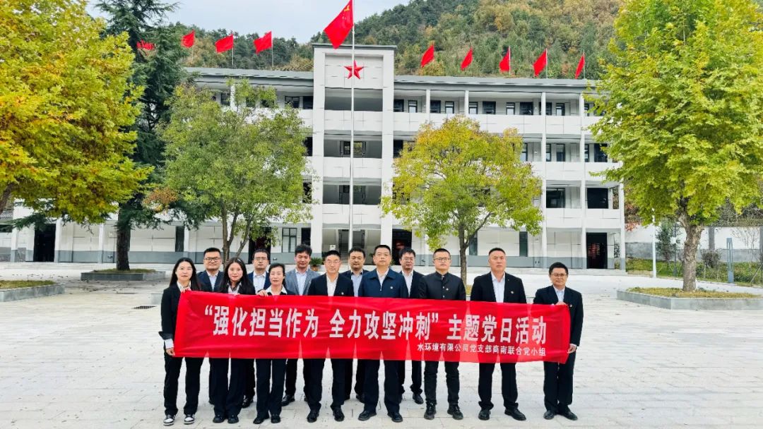 水环境公司党支部商南结合党幼组发展“强化担任作为 全力攻坚冲刺”主题党日活动