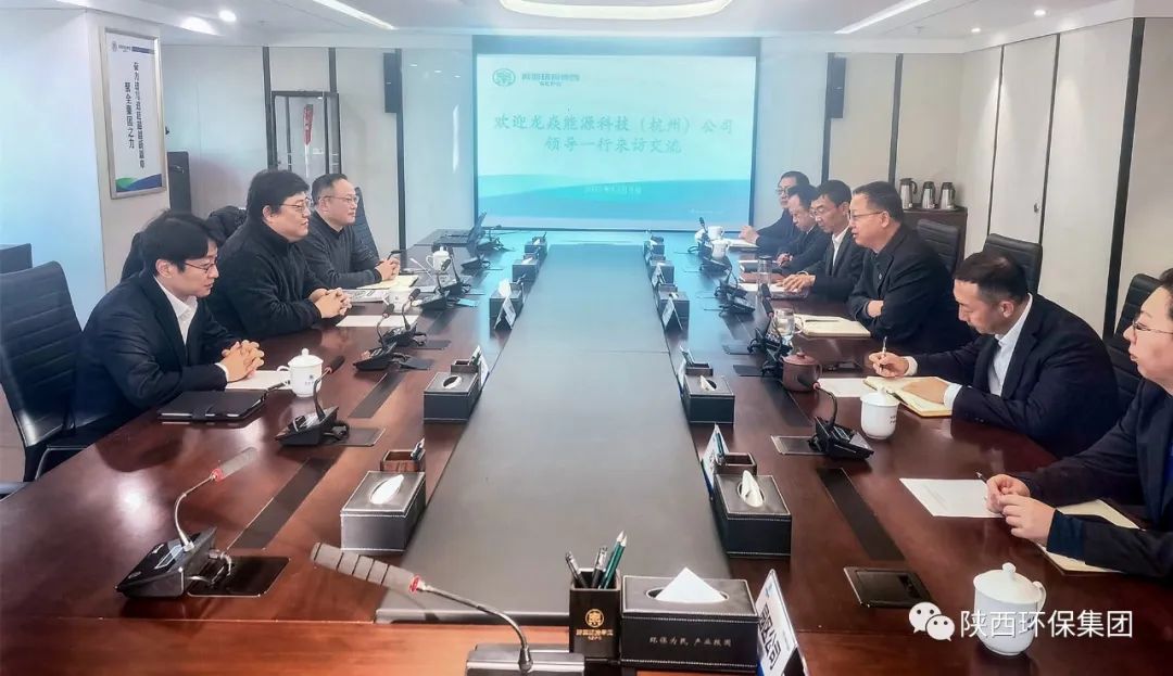 lewin乐玩官网集团与杭州龙焱能源公司座谈互换